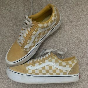 Vans Old Skool Low- Checkered Yellow
